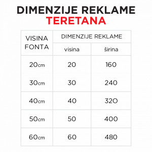 Svetleća reklama TERETANA - Img 2