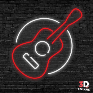 Neon flexn f18 Gitara 45x45cm