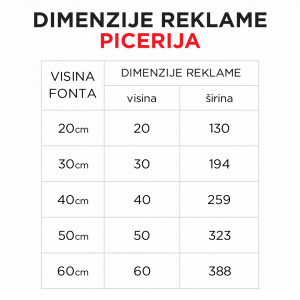 Svetleća reklama PICERIJA - Img 2