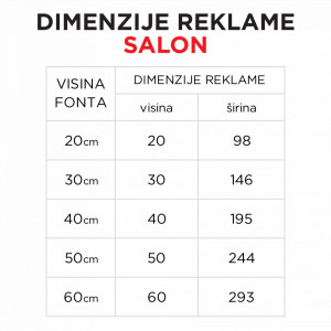 Svetleća reklama SALON - Img 2