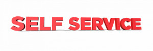 Svetleća reklama SELF SERVICE