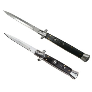 2 STILETTO, NEGRU DE 22 CM SI 34 CM