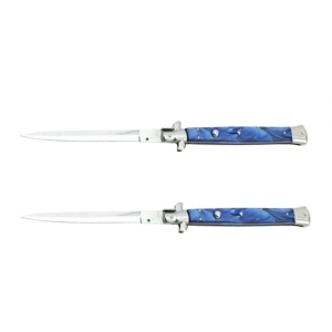 Set doua bricege automate Blue , lama stiletto, 33 cm