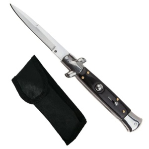 Set 2 bucati , ,Italian Blade, Stiletto, negru - Img 4