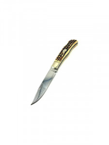 Briceag Maner Imitatie Corn De Cerb, 19 Cm, Manual,husa textila inclusa - Img 3