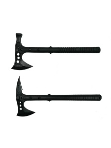 Set doua Topoare Survivor, otel inoxidabil,, negru, 39 cm, teaca inclusa