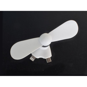 Вентилатор USB K 0210 White - (за сите модели на iPhone, Samsung Galaxy)