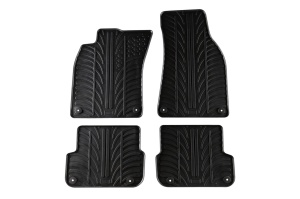 Гумени патосници Gledring за Audi A6 караван 2004-2010 4 дела црни - Img 2