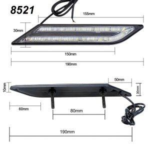 LED /дневна светлина/ аголни светла S5 2 парчиња - 15W -црвена - Img 4