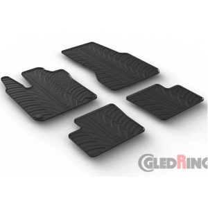 Гумени патосници Gledring за SMART FORTWO 453 2014