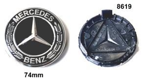 капачка Mercedes за фелна 74mm-1бр - Img 2