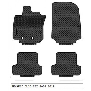Патосници за RENAULT CLIO III 2005 - 2012 -- LN 012