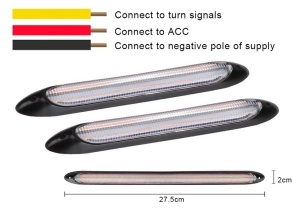 LED /дневна/ СВЕТЛИНА + светло за трчање 27,5 см