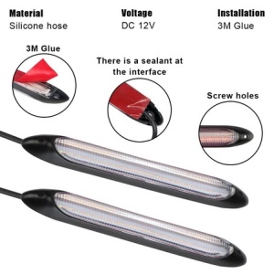 LED /дневна/ СВЕТЛИНА + светло за трчање 34,5 см - Img 4