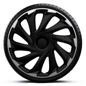 Раткапни 15 цола-MISANO Silver Black - Img 2