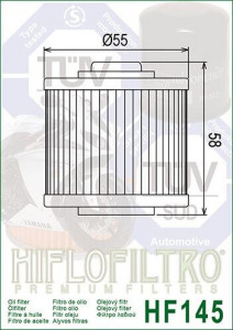 ФИЛТЕР ЗА МАСЛО HIFLOFILTRO HF145 - Img 2