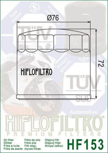 ФИЛТЕР ЗА МАСЛО HIFLOFILTRO HF153 - Img 2