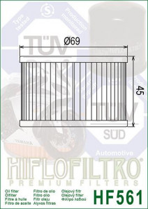 ФИЛТЕР ЗА МАСЛО HIFLOFILTRO HF561 - Img 2