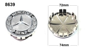 капачка Mercedes за фелна 74mm-1бр - Img 2