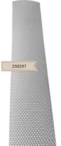 Мрежеста решетка 120x20 cm – Црна – Метална