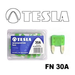 Осигурувачи FN00 mini 30A - TESLA (50 парчиња)