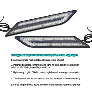 LED /дневна светлина/ аголни светла S5 2 парчиња - 15W -црвена - Img 5