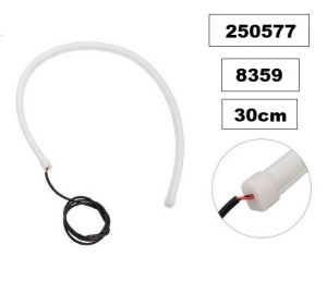 LED /дневна/ СВЕТЛИНА - за фарови бела 30 см. - Img 2