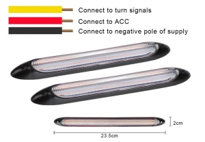 LED /дневна/ СВЕТЛИНА + светло за трчање 23,5 см