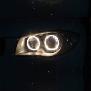 LED /дневна соба/ Ангелски прстен 9 см. (2 парчиња) - Img 2