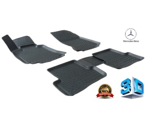 Гумени патосници PERFLEX 3D-Mercedes C W204 2008-2015