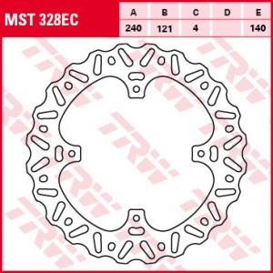ДИСК ЗА СОПИРАЊЕ TRW MST328EC