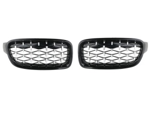 Комплет решетки за бубрези BMW F30 2012-2018 Diamond - Img 2