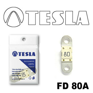 Осигурувачи FD 80A - TESLA (10 парчиња)