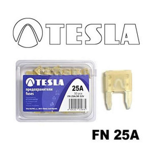 Осигурувачи FN00 mini 25A - TESLA (50 парчиња)
