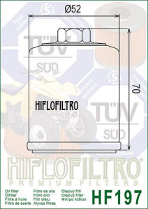ФИЛТЕР ЗА МАСЛО HIFLOFILTRO HF197 - Img 2
