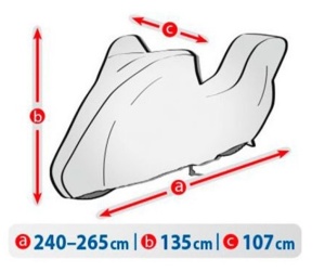 Церада Kegel за мотор + багаж - XL - Img 2