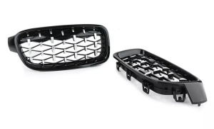 Комплет решетки за бубрези BMW F30 2012-2018 Diamond - Img 9