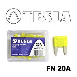 Осигурувачи FN00 mini 20A - TESLA (50 парчиња)