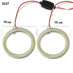 LED /дневна/ Ейнджъл-Ринг 10см. 2бр. - Img 1