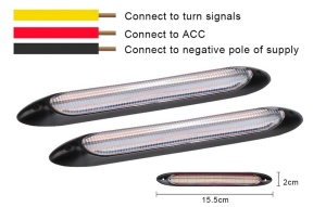 LED /дневна/ СВЕТЛИНА + светло за трчање 15,5 см