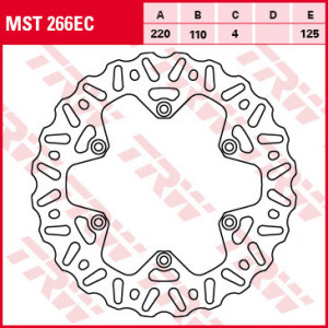 ДИСК ЗА СОПИРАЊЕ TRW MST266EC