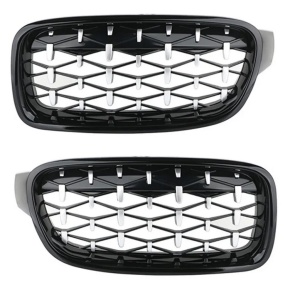 Комплет решетки за бубрези BMW F30 2012-2018 Diamond - Img 6