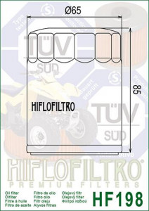 ФИЛТЕР ЗА МАСЛО HIFLOFILTRO HF198 - Img 2