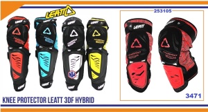 Штитници за колена - Leatt Hybrid-3DF- црвен сет