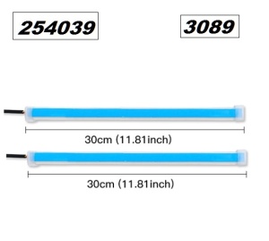 LED /дневни/ светла 30 см - 2 парчиња - портокалова. - Img 2