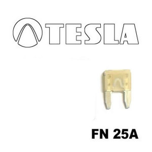 Осигурувач FN00 mini 25A - TESLA (1 парче)