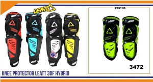 Штитници за колена - Leatt Hybrid-3DF- зелен сет