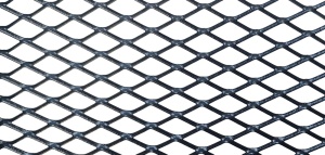Мрежеста решетка 100x33 cm – Црна – Метална (средна) - Img 2