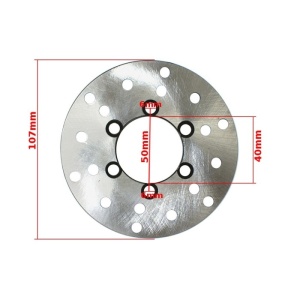 Преден диск на сопирачка 107 mm / 3,5 mm / - Img 2
