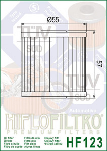 ФИЛТЕР ЗА МАСЛО HIFLOFILTRO HF123 - Img 2